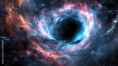 Leinwand Poster The Mystery of Black Holes: Astrophysics Symposium