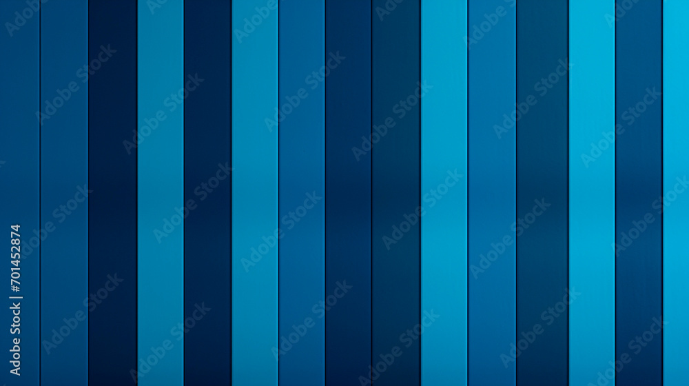 Obraz premium Blue striped background. Abstract vertical lines pattern