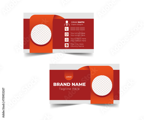 Corporate business card template design