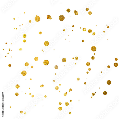 Gold Glitter Dots