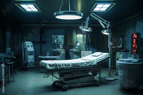 An operation theatre room in a hospital