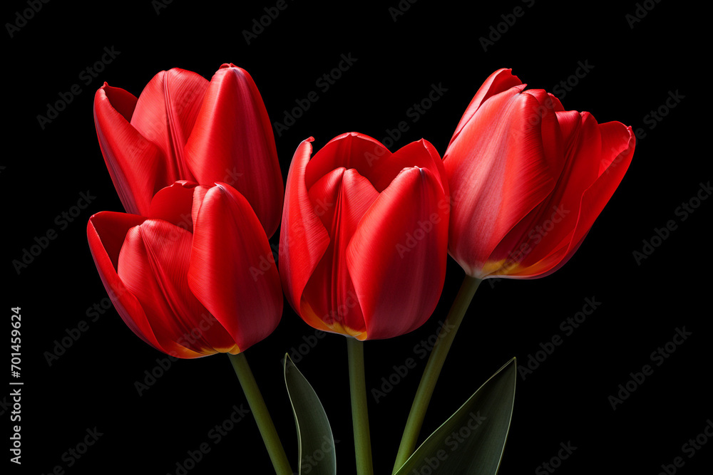 photography of some red tulip flowers on a background, in the style of playful compositions created with Generative Ai photography of some red tulip flowers on a background, in the style of playful compositions created with Generative Ai