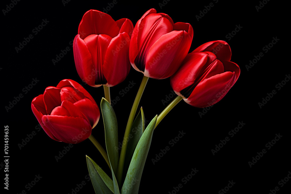 photography of some red tulip flowers on a background, in the style of playful compositions created with Generative Ai photography of some red tulip flowers on a background, in the style of playful compositions created with Generative Ai