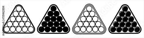 Billiard Rack Icon M_2302001