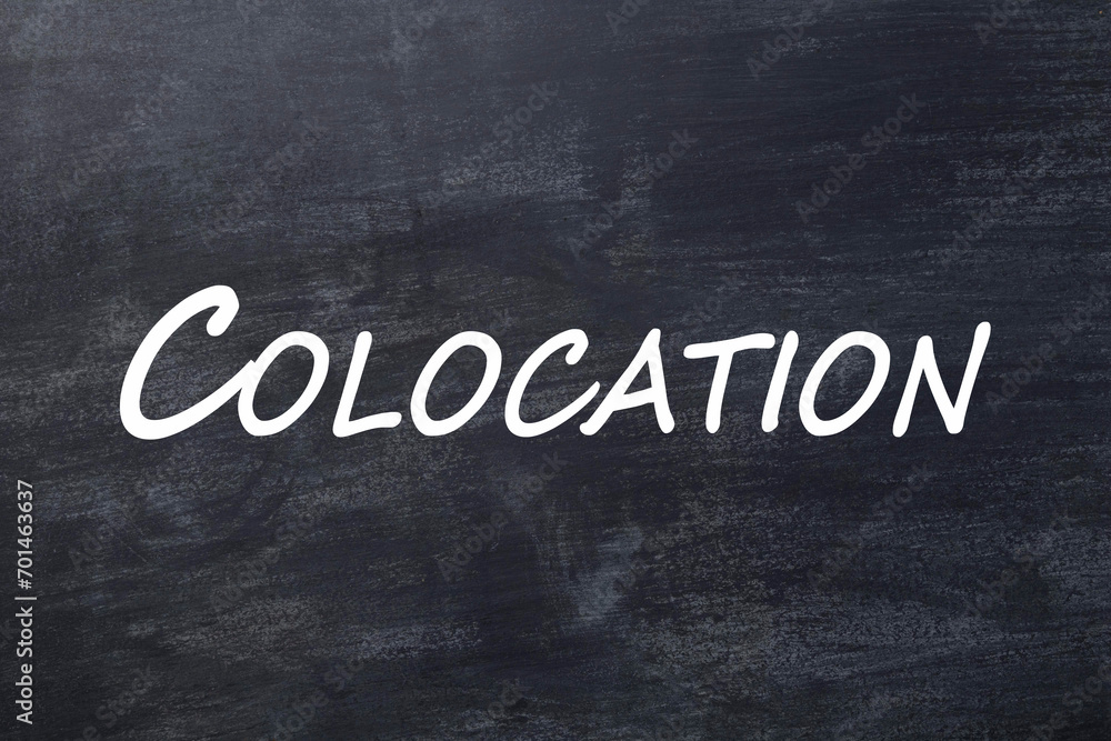 Obraz premium Colocation tableau