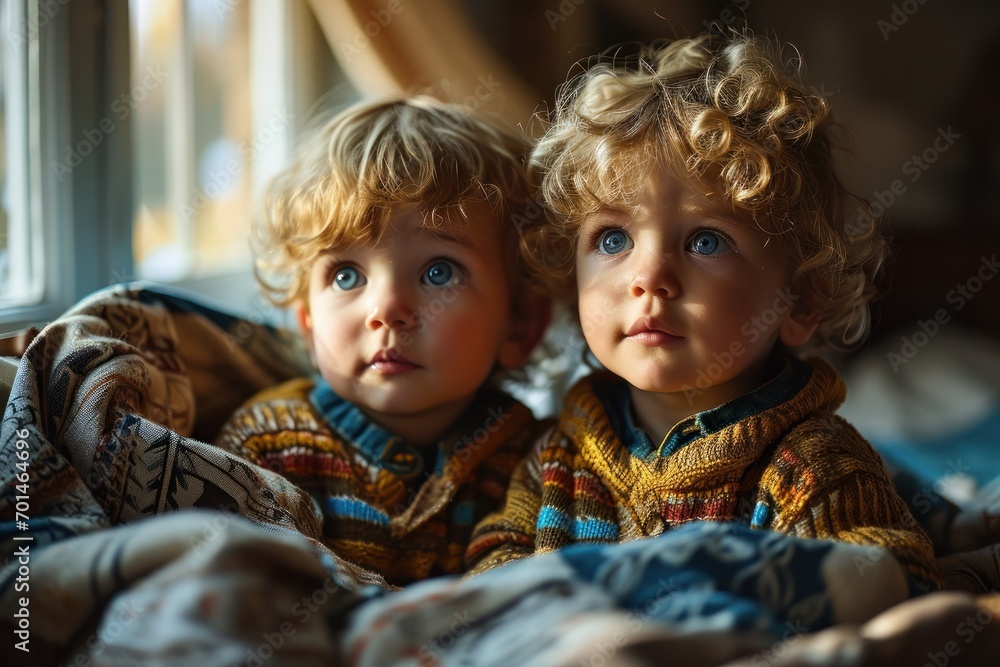 picture of twins people close up portrait