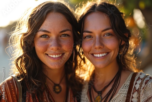 picture of twins people close up portrait photo