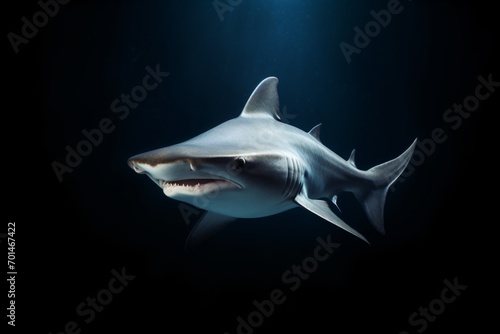 A killer shark underwater clicked while scuba diving photo