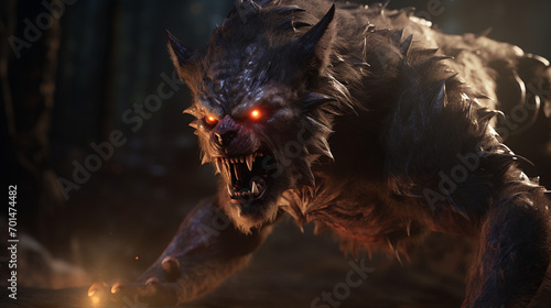 Werewolf, depicting its unique mythical features © 1st footage