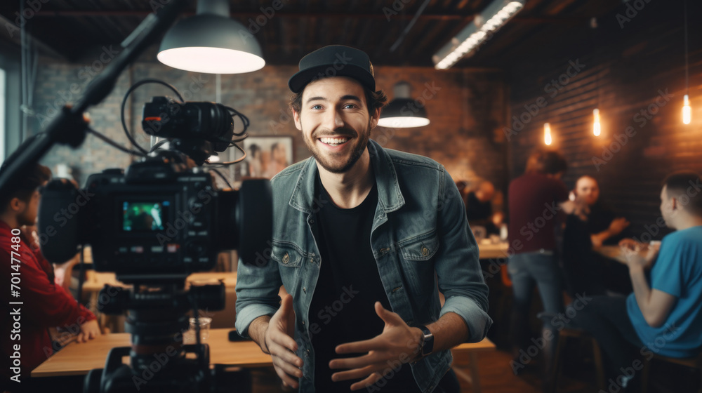 vlogger creating content for their audience generative ai vlogger creating content for their audience generative ai