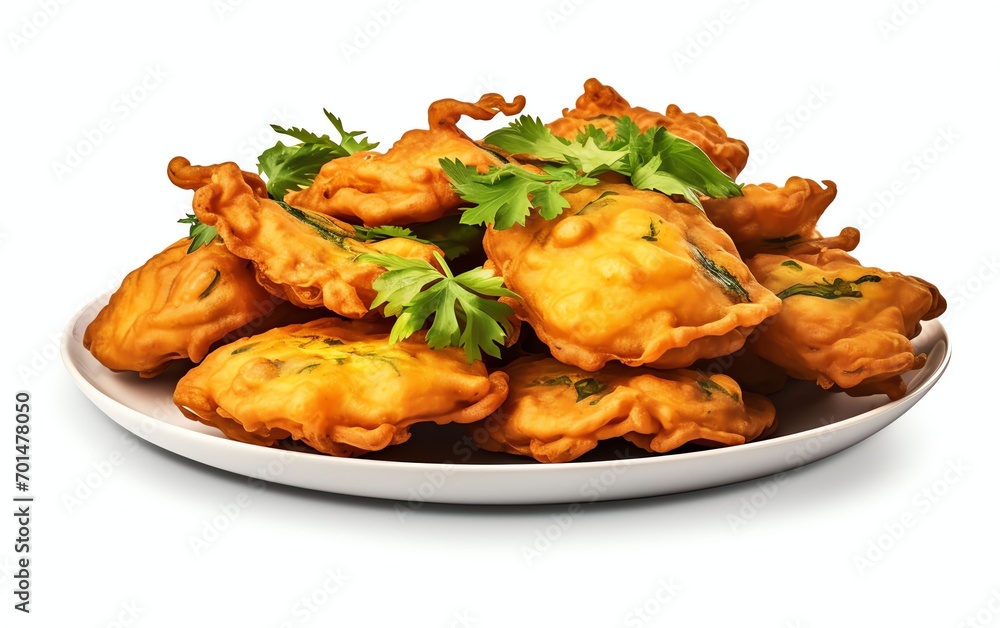 Pakora on transparent background Pakora on transparent background