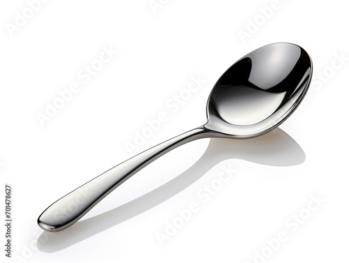 A Long-Handled Spoon on a White Surface