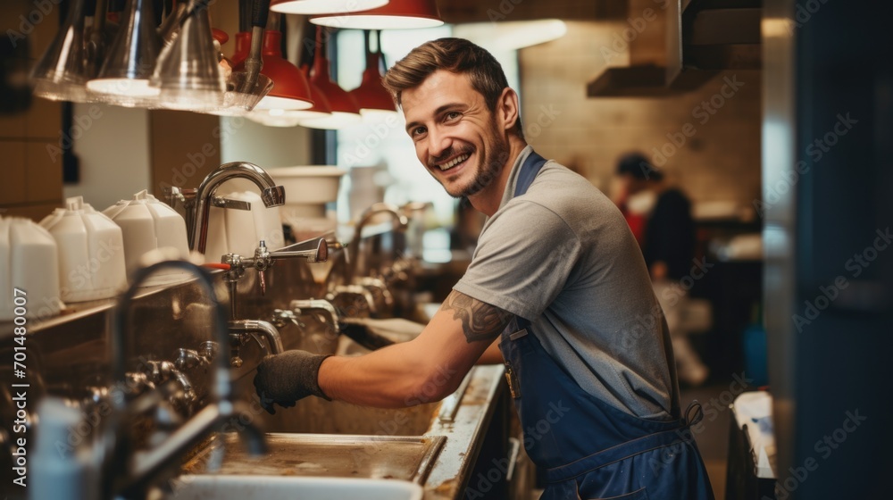 plumber working in a restaurant generative ai plumber working in a restaurant generative ai