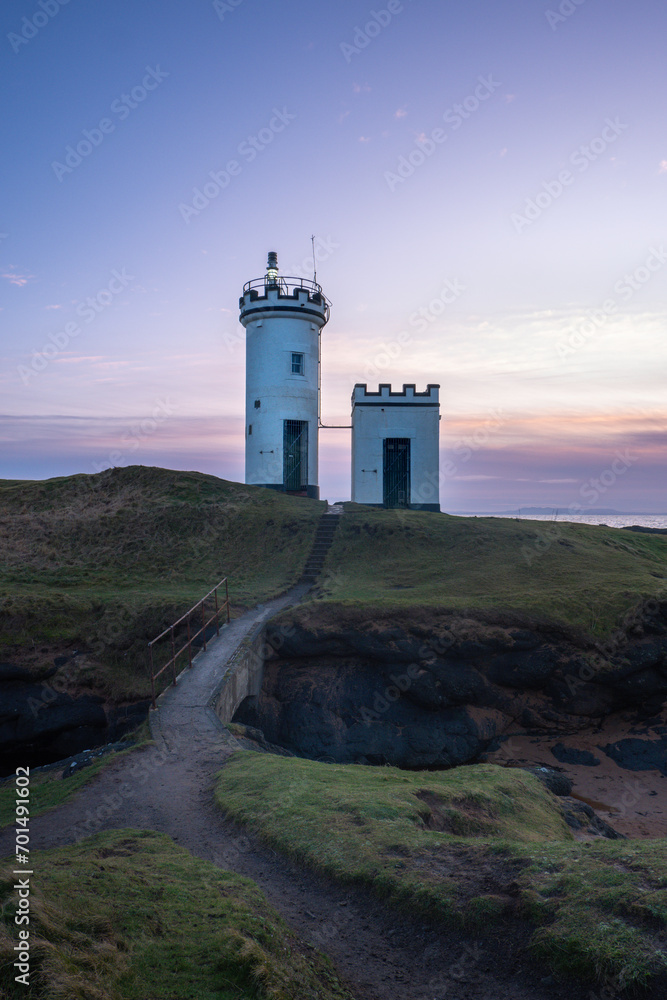 lighthouse on the coast of Scotland