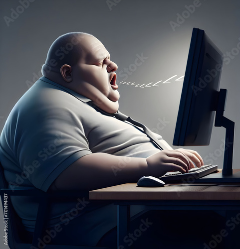 The fictional character Ben Zzya works at computer