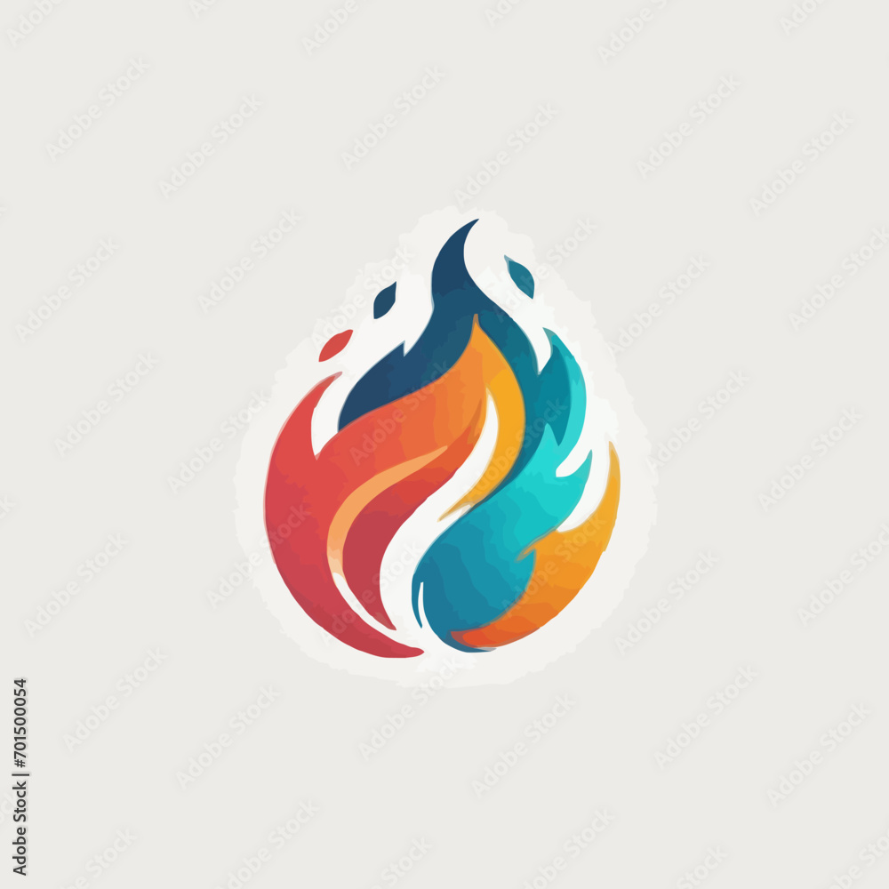 Obraz premium Flame Logo Design EPS format Very Cool 