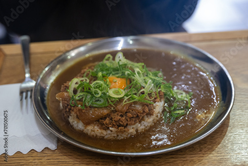 日本の愛知県名古屋市の名古屋肉味噌カレー