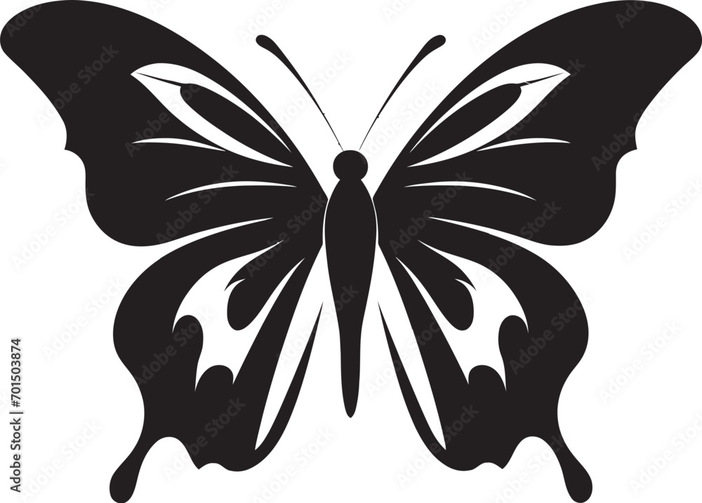 Sublime Flutter Iconic Black Butterfly Elegant Flight Vector Silhouette of Butterflies Sublime Flutter Iconic Black Butterfly Elegant Flight Vector Silhouette of Butterflies