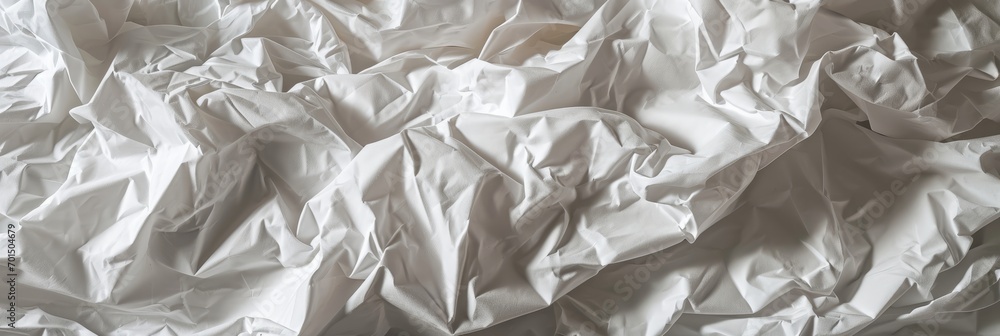 Texture of crumpled white paper. Organic design element Texture of crumpled white paper. Organic design element