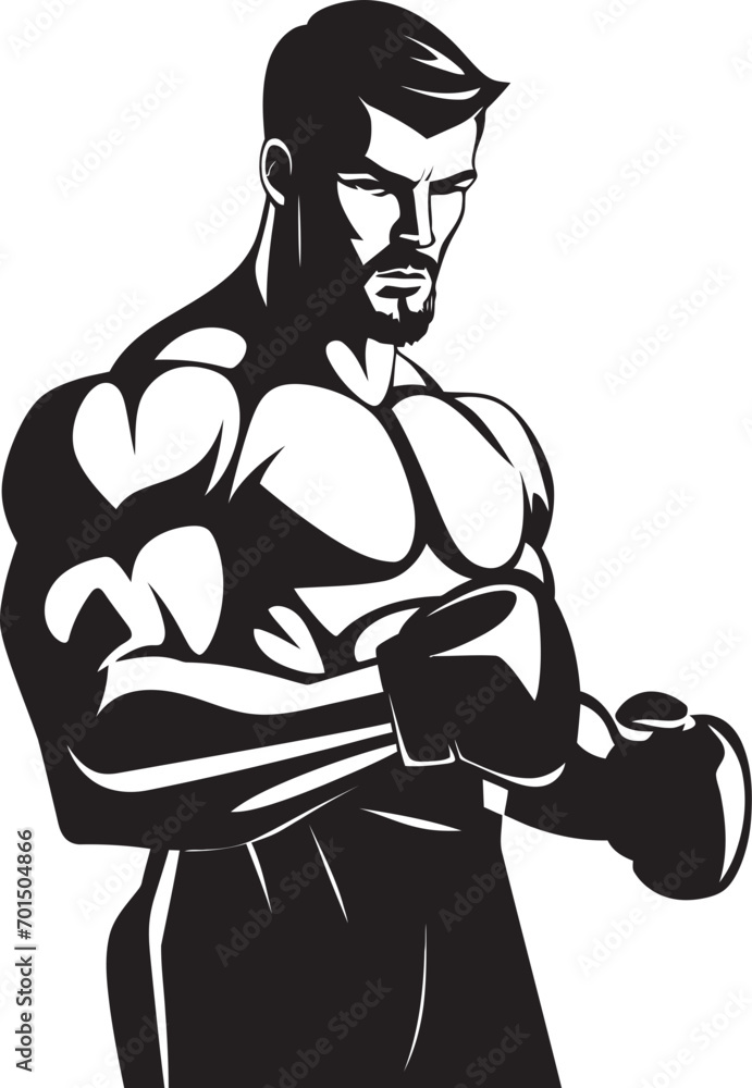 Jab Dynamo Silhouetted Boxer Emblem Fight Night Icon Vector Boxer Silhouette Jab Dynamo Silhouetted Boxer Emblem Fight Night Icon Vector Boxer Silhouette