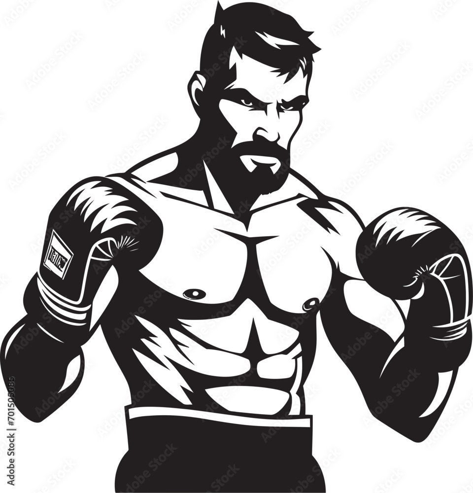 Jab Ruler Black Logo of Boxer Icon Fist Fury Iconic Silhouetted Boxer Jab Ruler Black Logo of Boxer Icon Fist Fury Iconic Silhouetted Boxer