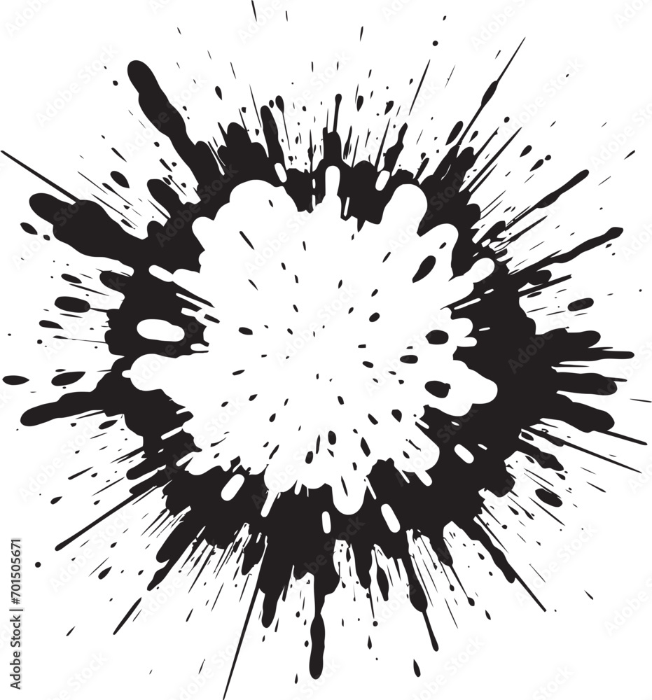 Explo Art Vector Explosion Emblem Kablam o rama Black Comic Icon Explo Art Vector Explosion Emblem Kablam o rama Black Comic Icon