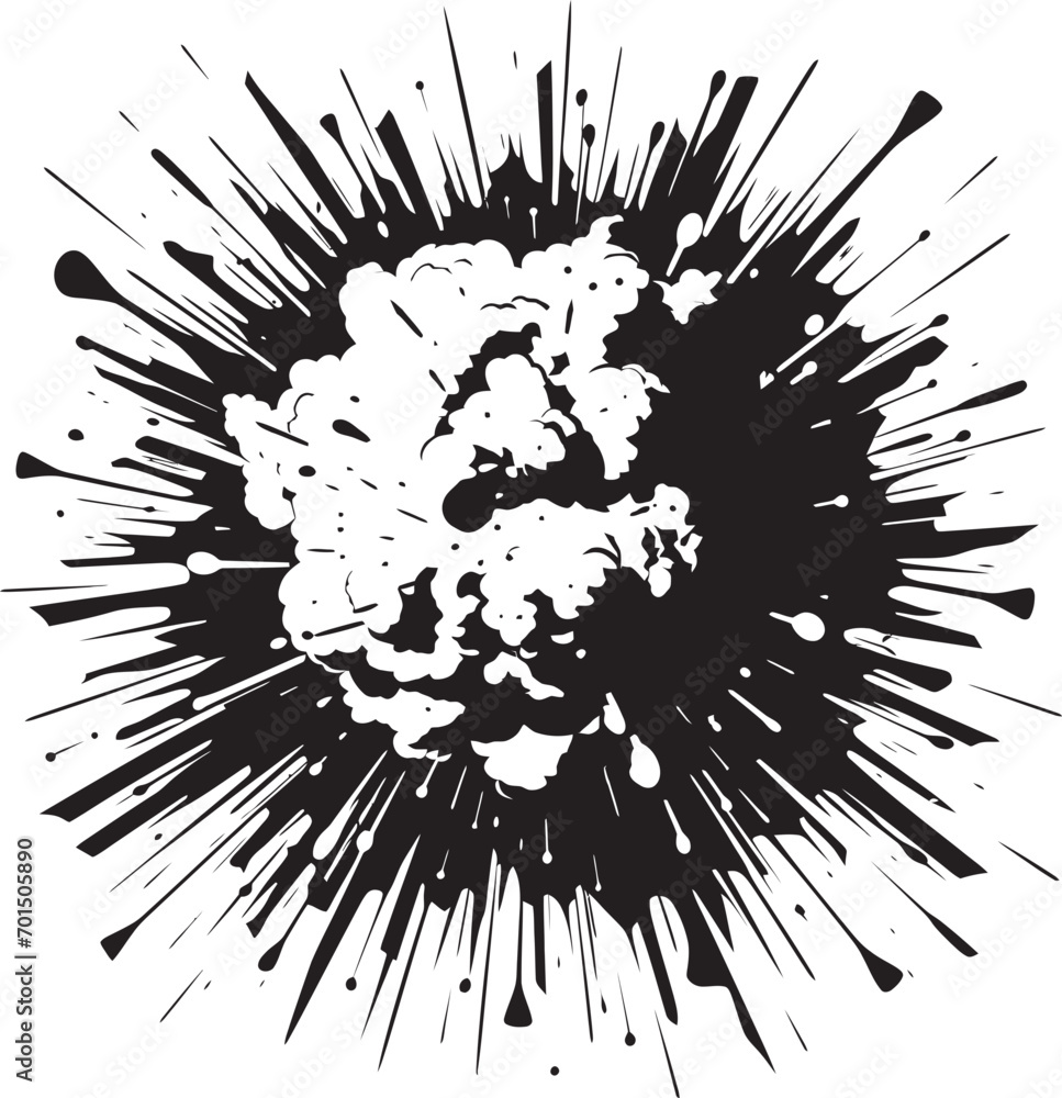 Blastorama Dynamic Black Silhouette Kablam o rama Cartoon Blast Icon Blastorama Dynamic Black Silhouette Kablam o rama Cartoon Blast Icon