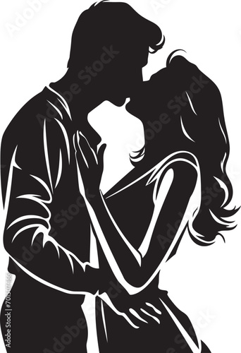 Wallpaper Mural Loves Legacy Black Kissing Emblem Eternal Harmony Romantic Iconic Design Torontodigital.ca