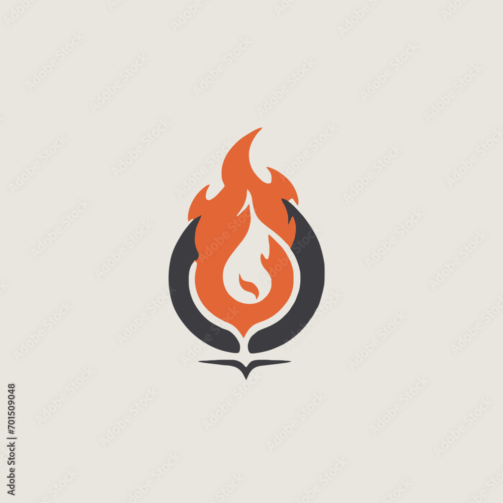 Flame Logo Design EPS format Very Cool 