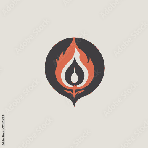 Flame Logo Design EPS format Very Cool 