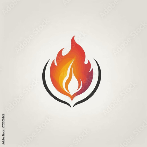 Flame Logo Design EPS format Very Cool 