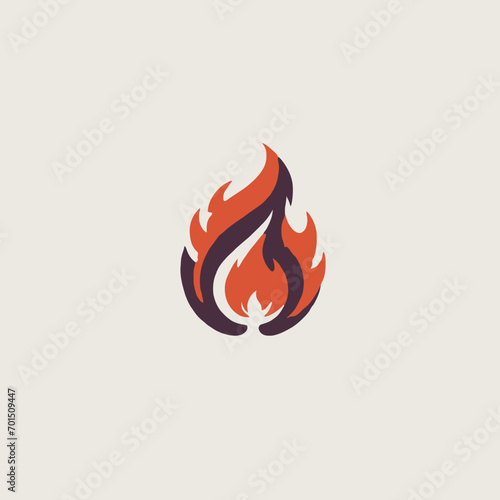 Flame Logo Design EPS format Very Cool 
