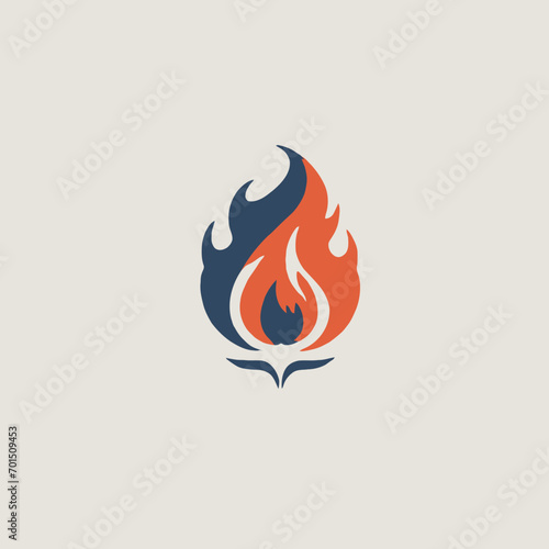 Flame Logo Design EPS format Very Cool 