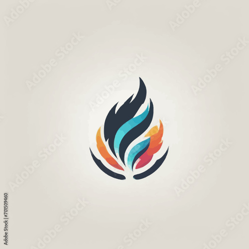Flame Logo Design EPS format Very Cool 
