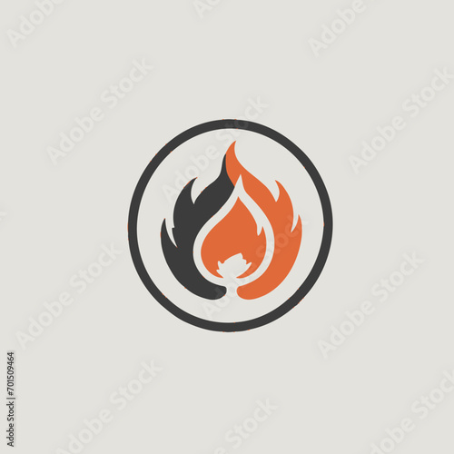 Flame Logo Design EPS format Very Cool 
