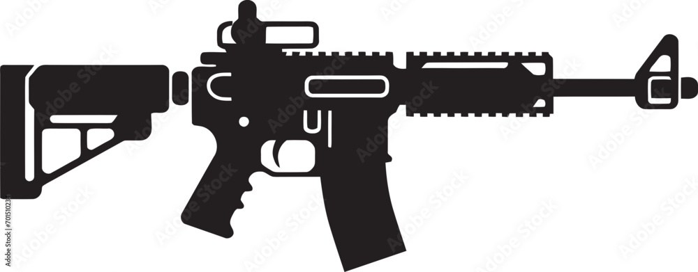ShadowStrike Firearms Vector Emblematic Advanced Combat Tool Black Emblem