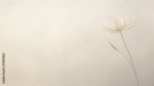  a close up of a white flower on a white background with a blurry image of the back of the flower.
