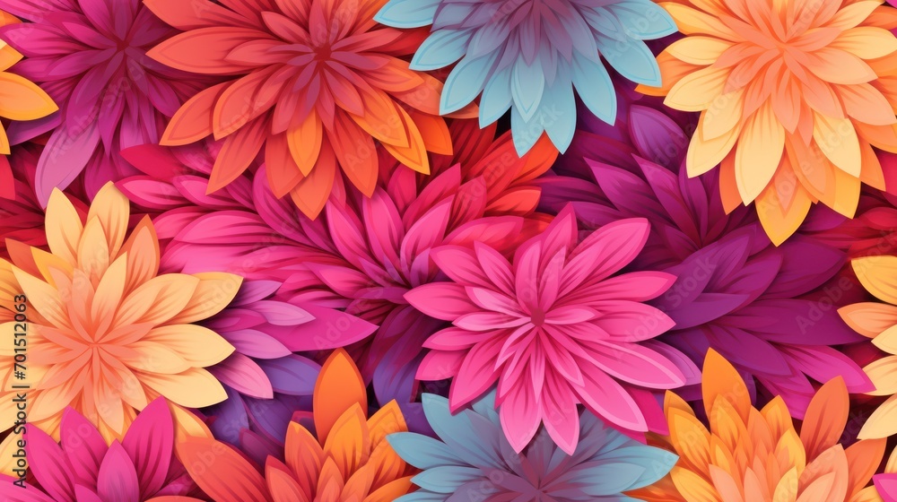  a bunch of colorful flowers that are all over the place for a wallpaper or a wallpaper paper background.