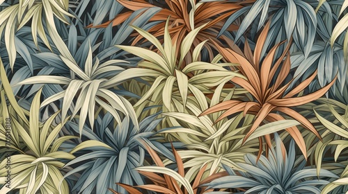  a picture of a very nice looking wallpaper with many different colors and shapes of leaves and plants on it.