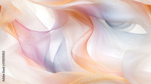  a close up of a white  orange  and pink background with a blurry image of a person s eye.