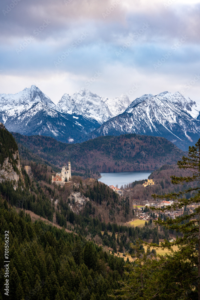 Aussicht von der Rohrkopfhütte, Tegelberg, Schwangau, Füssen