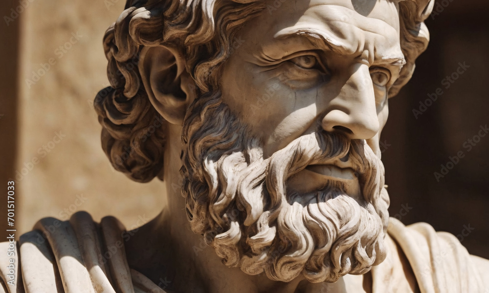 Marble sculpture of a man Marble sculpture of a man