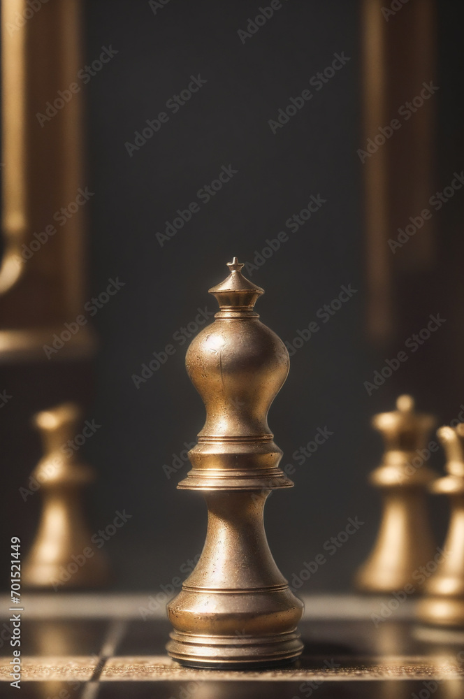 pieces on a chessboard pieces on a chessboard