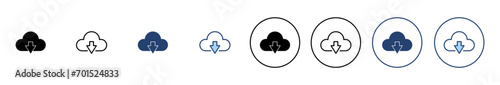Cloud icon vector. cloud sign and symbol