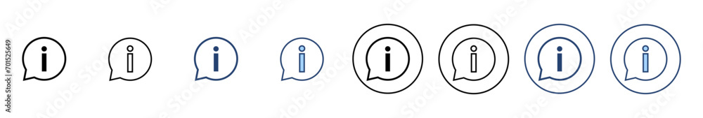 Information sign icon vector. about us sign and symbol. question mark icon Information sign icon vector. about us sign and symbol. question mark icon