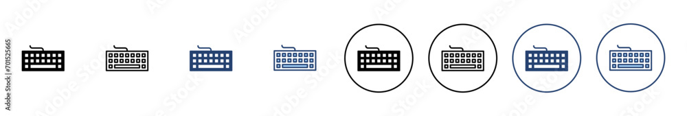 Keyboard icon vector. keyboard sign and symbol Stock Vector | Adobe Stock