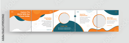 How to write a blog posts social media carousel, step by step guide to write instagram carousel design template