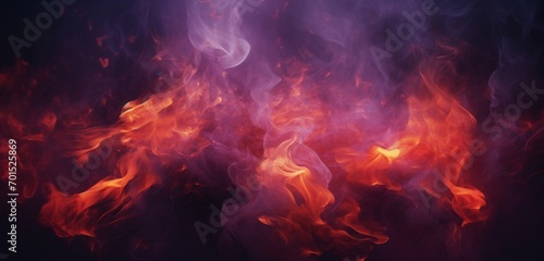 A dramatic background showcasing vibrant flames dancing amidst dense smoke, crafted artistically for a captivating display.