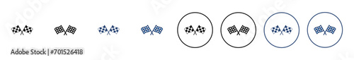 Racing flag icon vector. race flag sign and symbol.Checkered racing flag icon