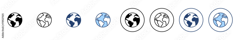 World map vector. Worldmap sign and symbol. Globe icon World map vector. Worldmap sign and symbol. Globe icon